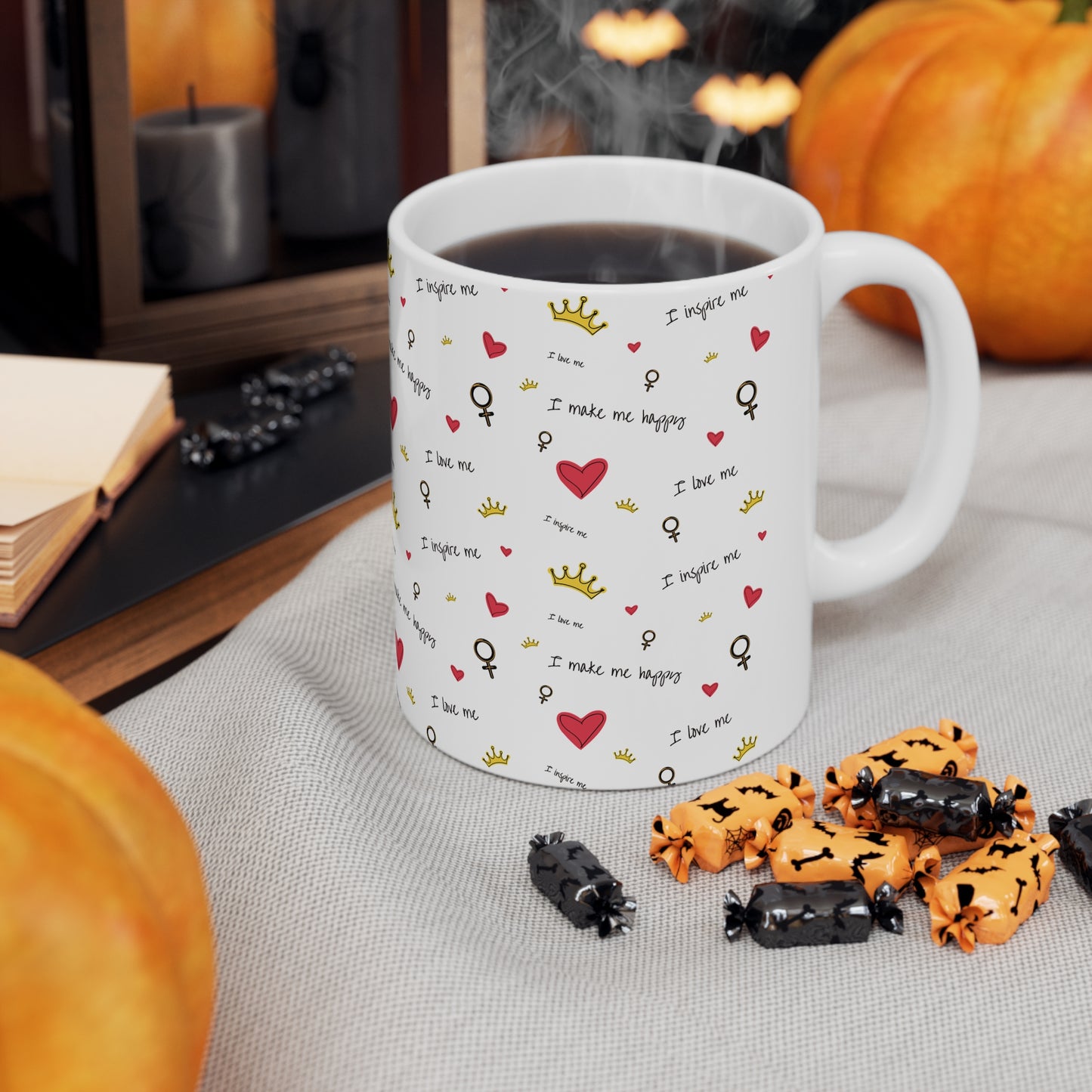 Inspirational Ceramic Coffee Cups - 11oz & 15oz - Perfect Gift for Motivation and Celebration