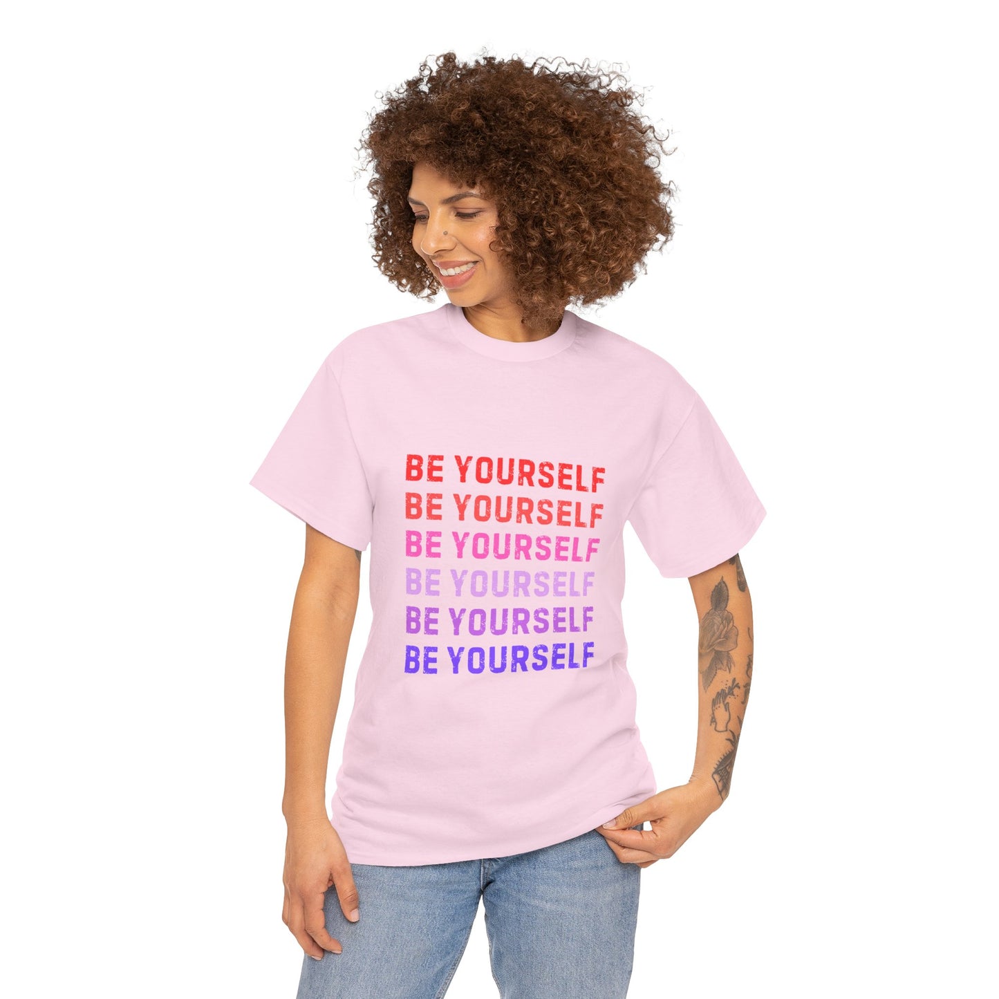Bold Unisex Tee - Be Yourself Graphic Design