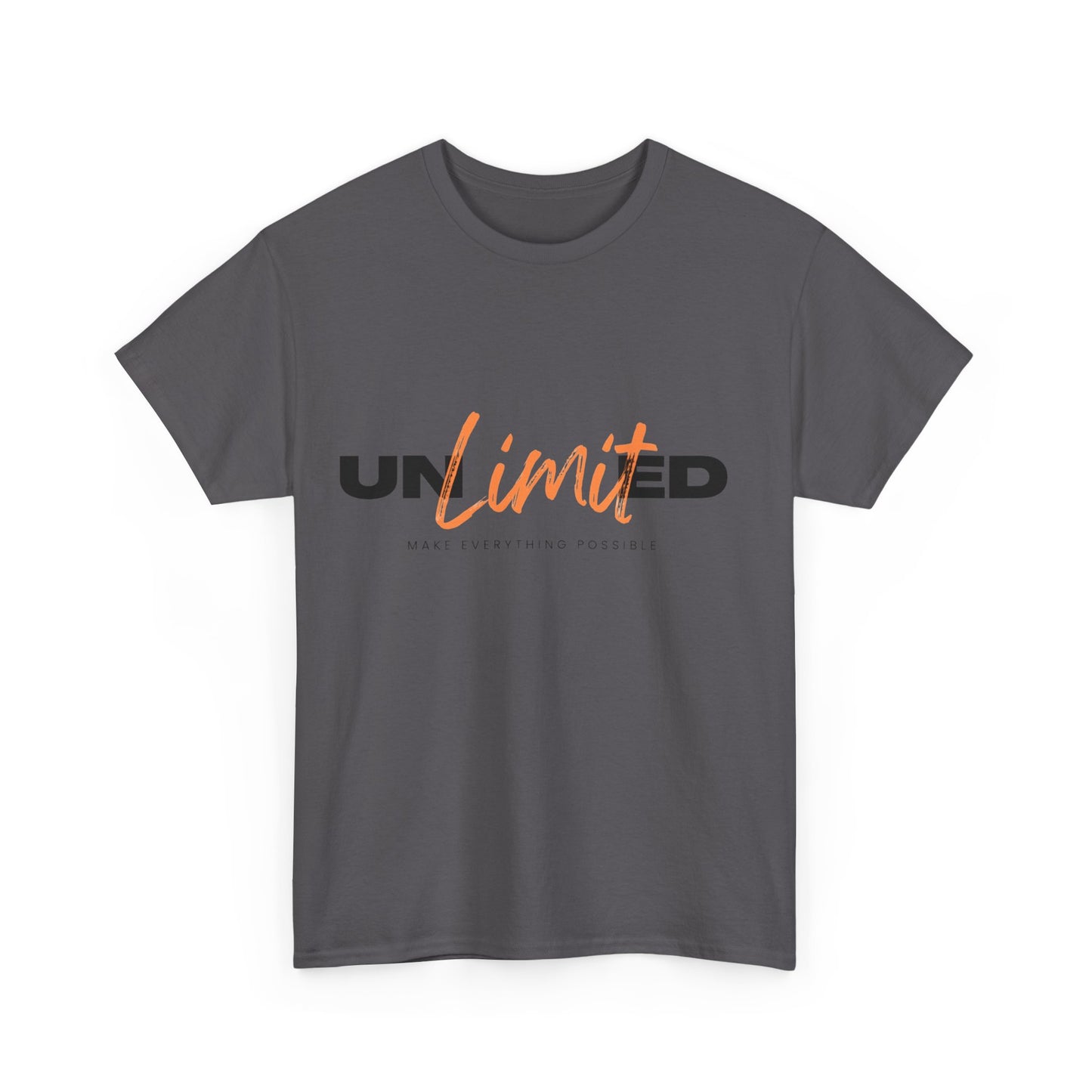 Unlimited Unisex Heavy Cotton Tee - Empowerment Shirt, Gift for Friends, Motivational Clothing, Casual Wear, Everyday T-Shirt