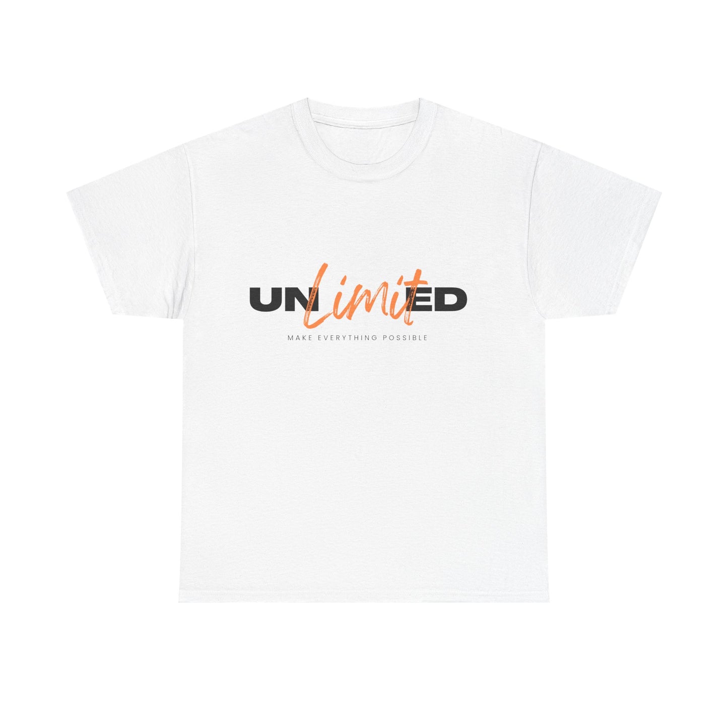 Unlimited Unisex Heavy Cotton Tee - Empowerment Shirt, Gift for Friends, Motivational Clothing, Casual Wear, Everyday T-Shirt