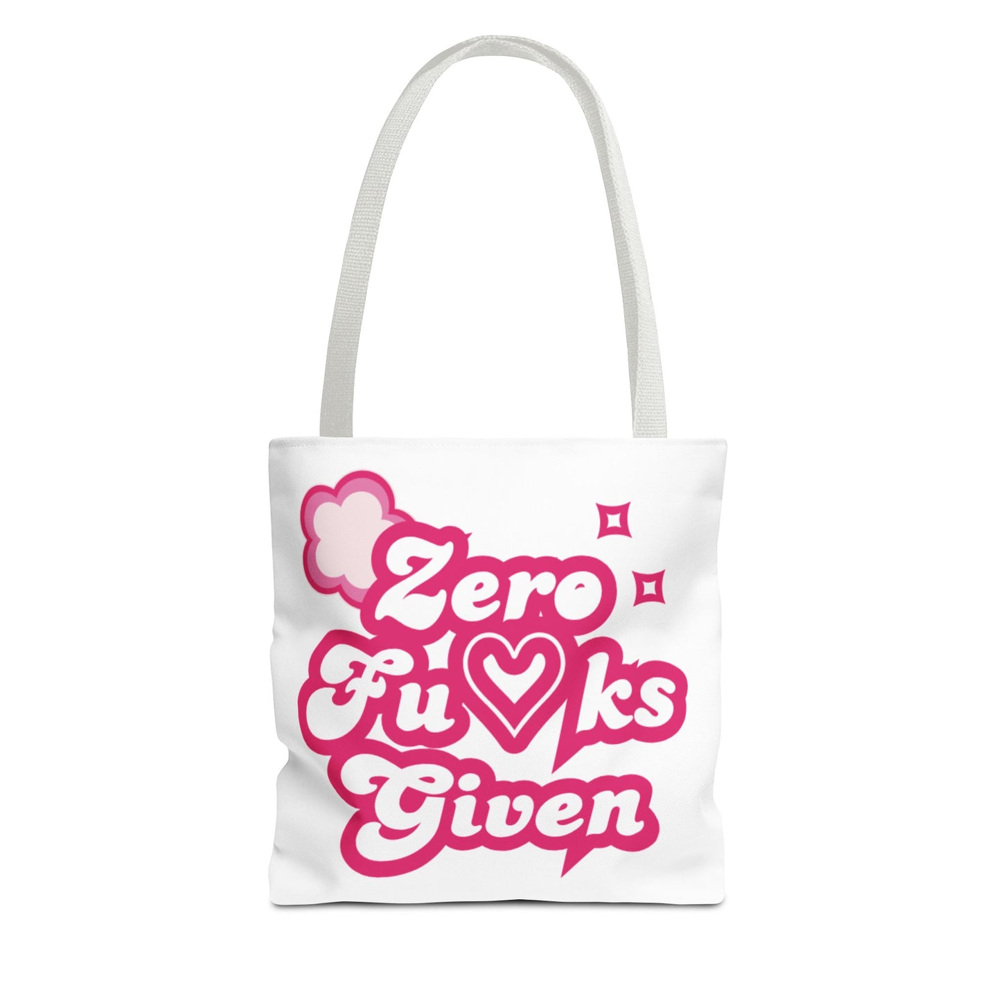 Zero F*cks Given Tote Bag - Fun and Sassy Statement Bag for Everyday Use!