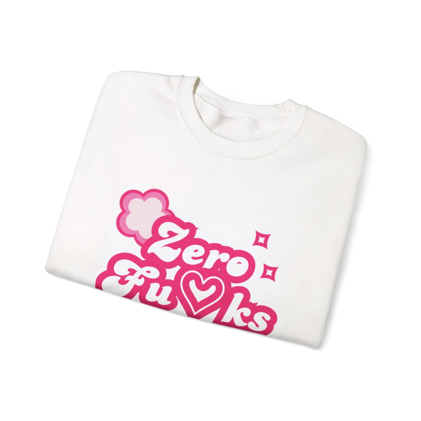 Pink Zero F*cks Given Sweatshirt