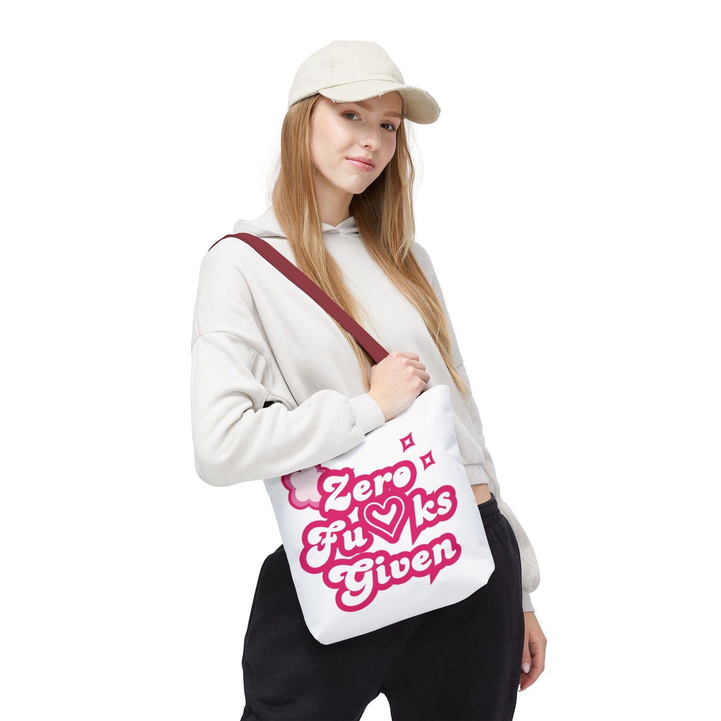 Zero F*cks Given Tote Bag - Fun and Sassy Statement Bag for Everyday Use!