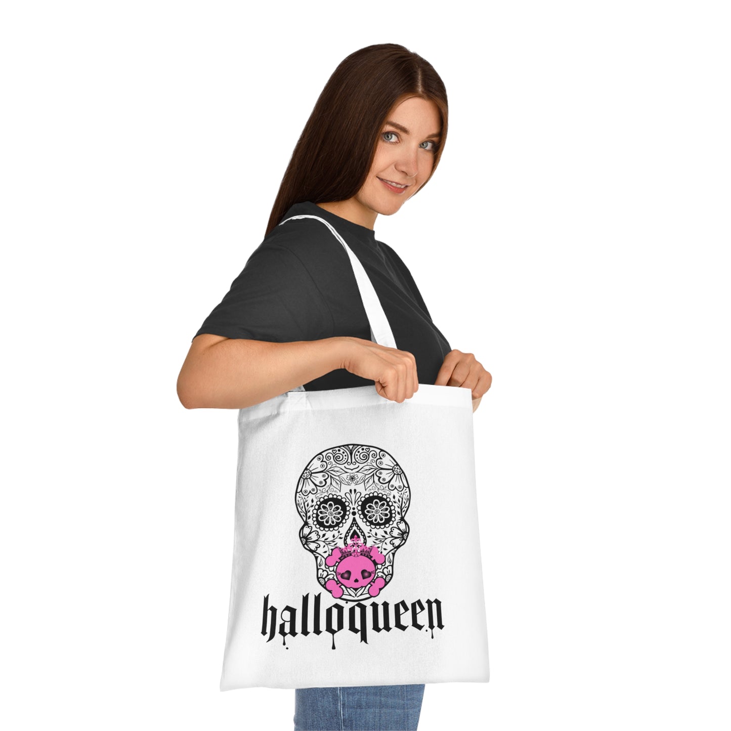 Cotton Tote HalloQueen Vibes