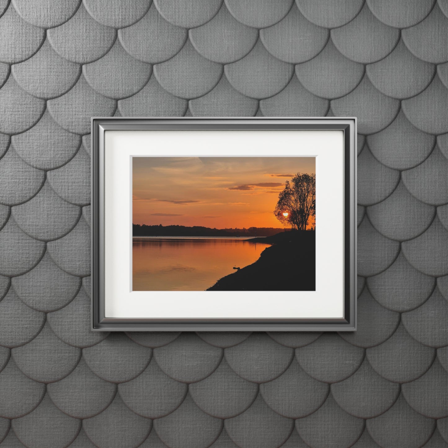 Art Print: Tranquil Scottish Sunset