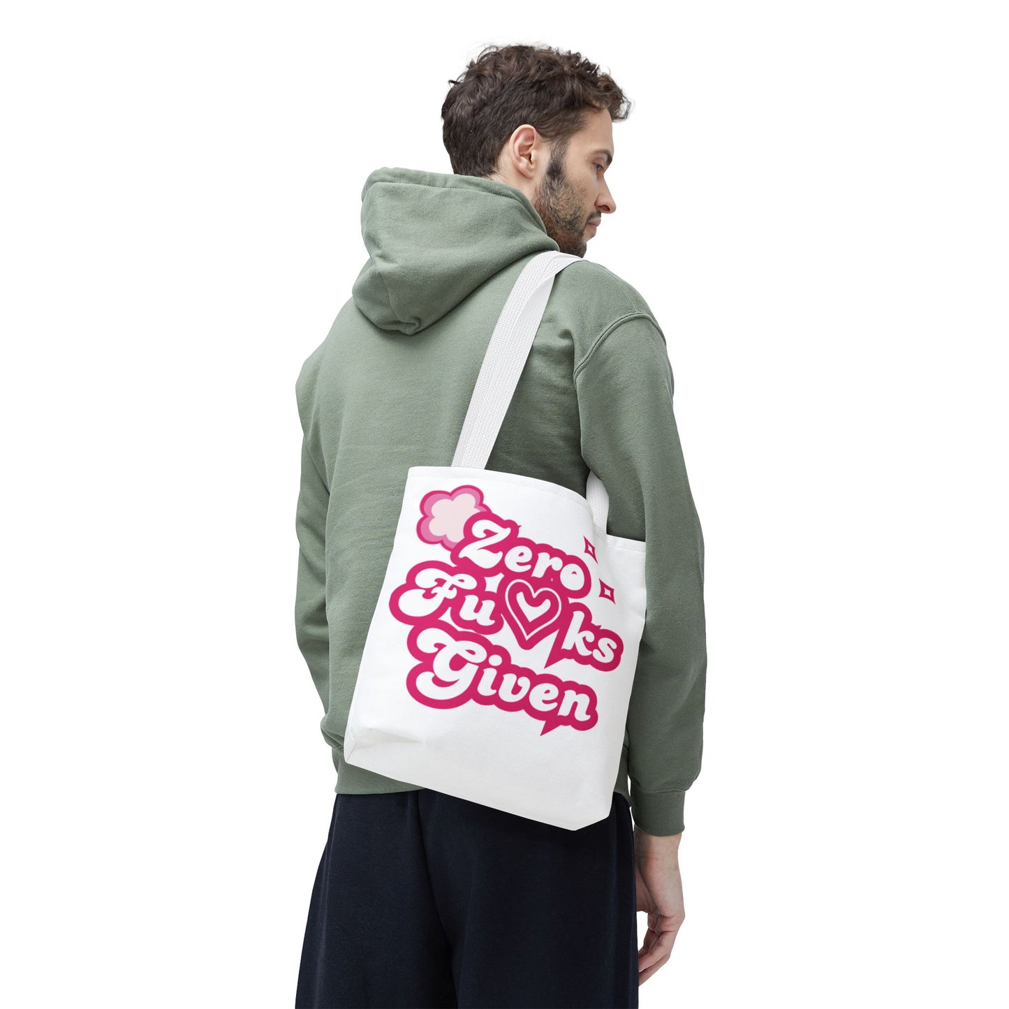 Zero F*cks Given Tote Bag - Fun and Sassy Statement Bag for Everyday Use!