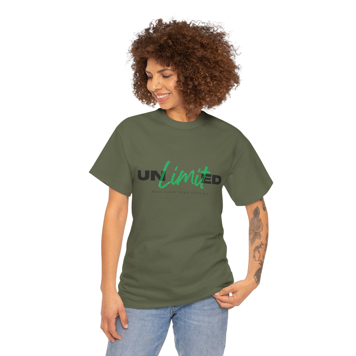 Unisex Cotton Tee - Unlimited Make Everything Possible Tee