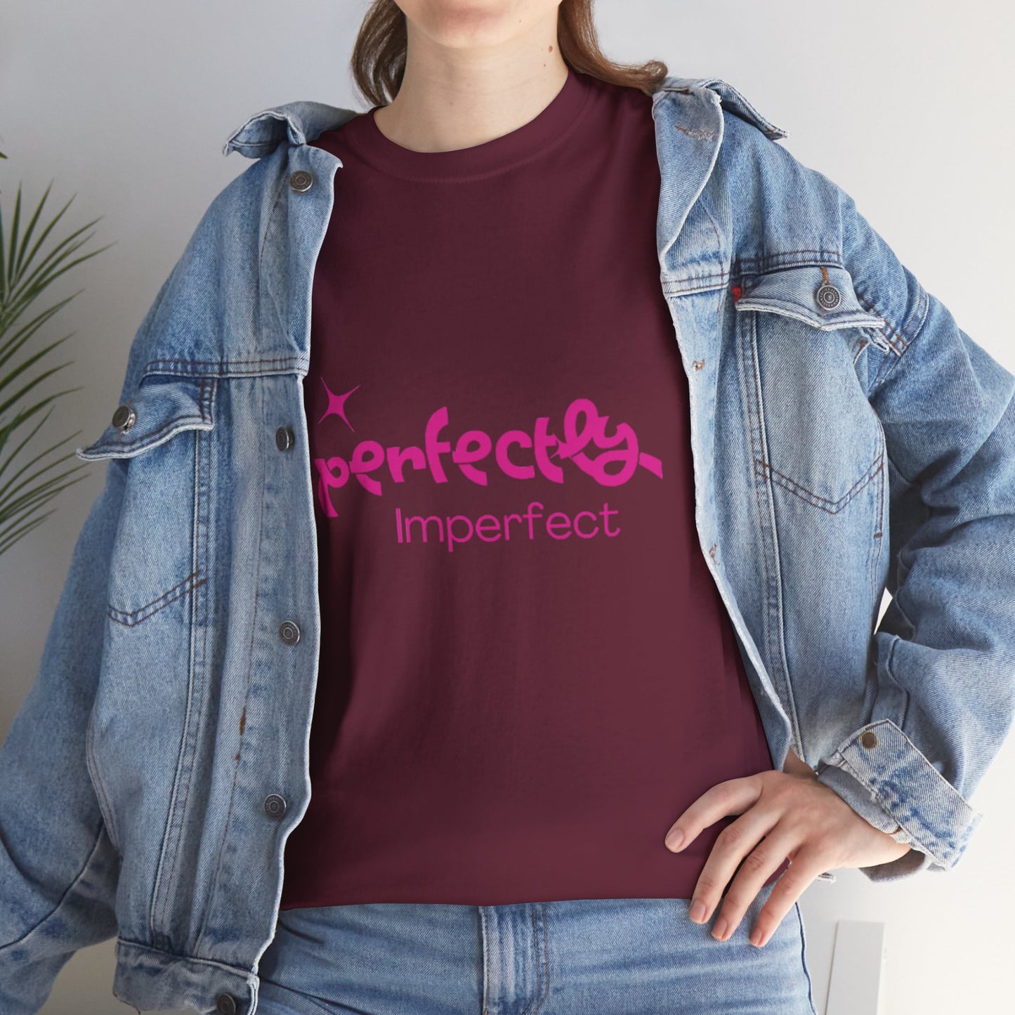 Perfectly Imperfect Unisex Heavy Cotton Tee