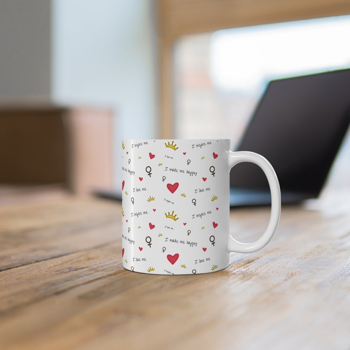 Inspirational Ceramic Coffee Cups - 11oz & 15oz - Perfect Gift for Motivation and Celebration