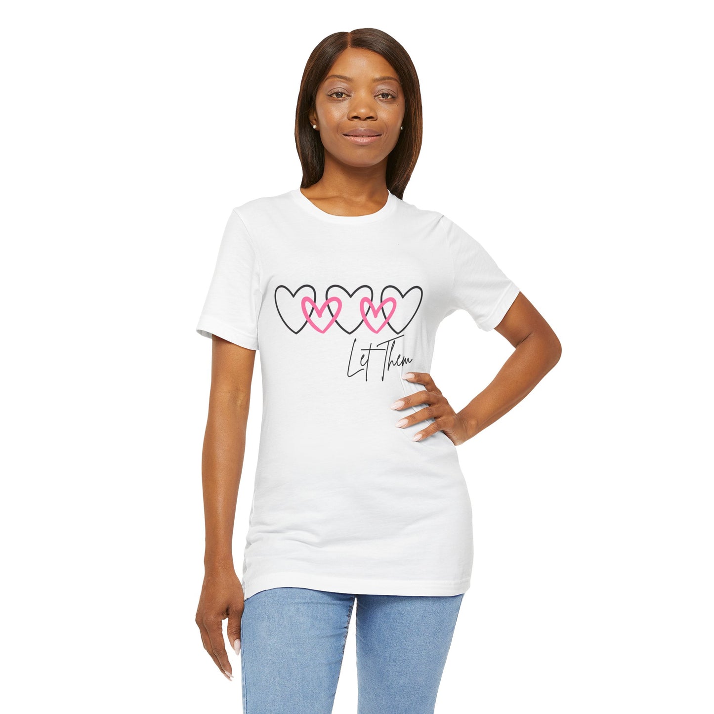 Let Them Love Unisex Tee - Heart Design