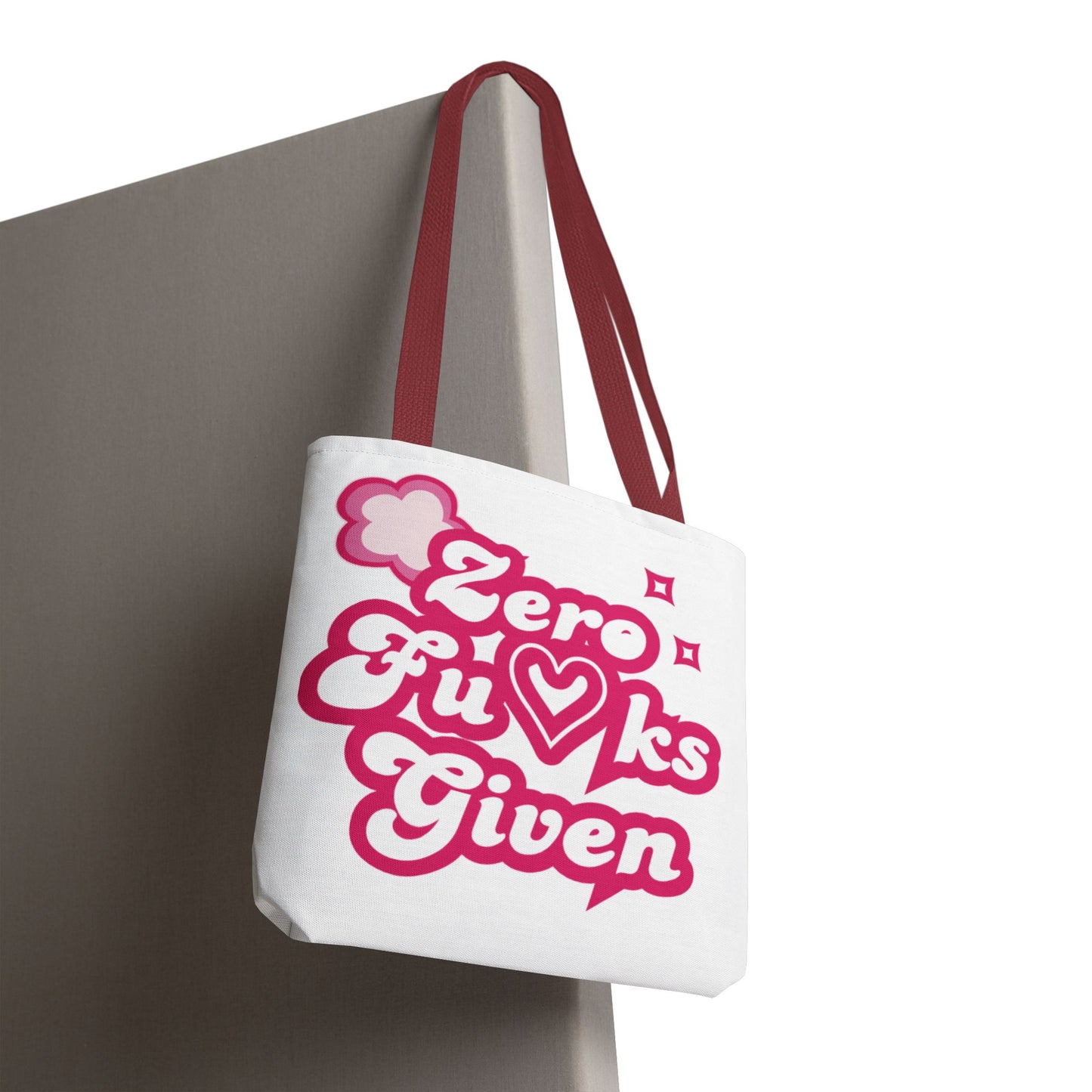 Zero F*cks Given Tote Bag - Fun and Sassy Statement Bag for Everyday Use!
