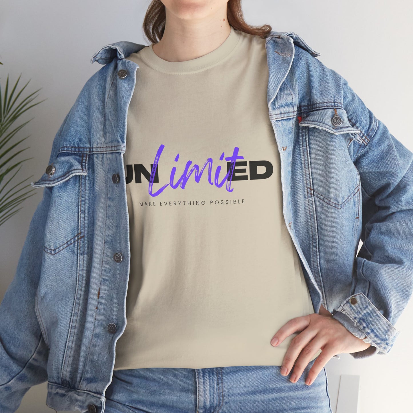 Unlimited Vibe Unisex Cotton Tee | Casual Wear, Gift for Friends, Motivational Shirt, Summer Style, Birthday Gift