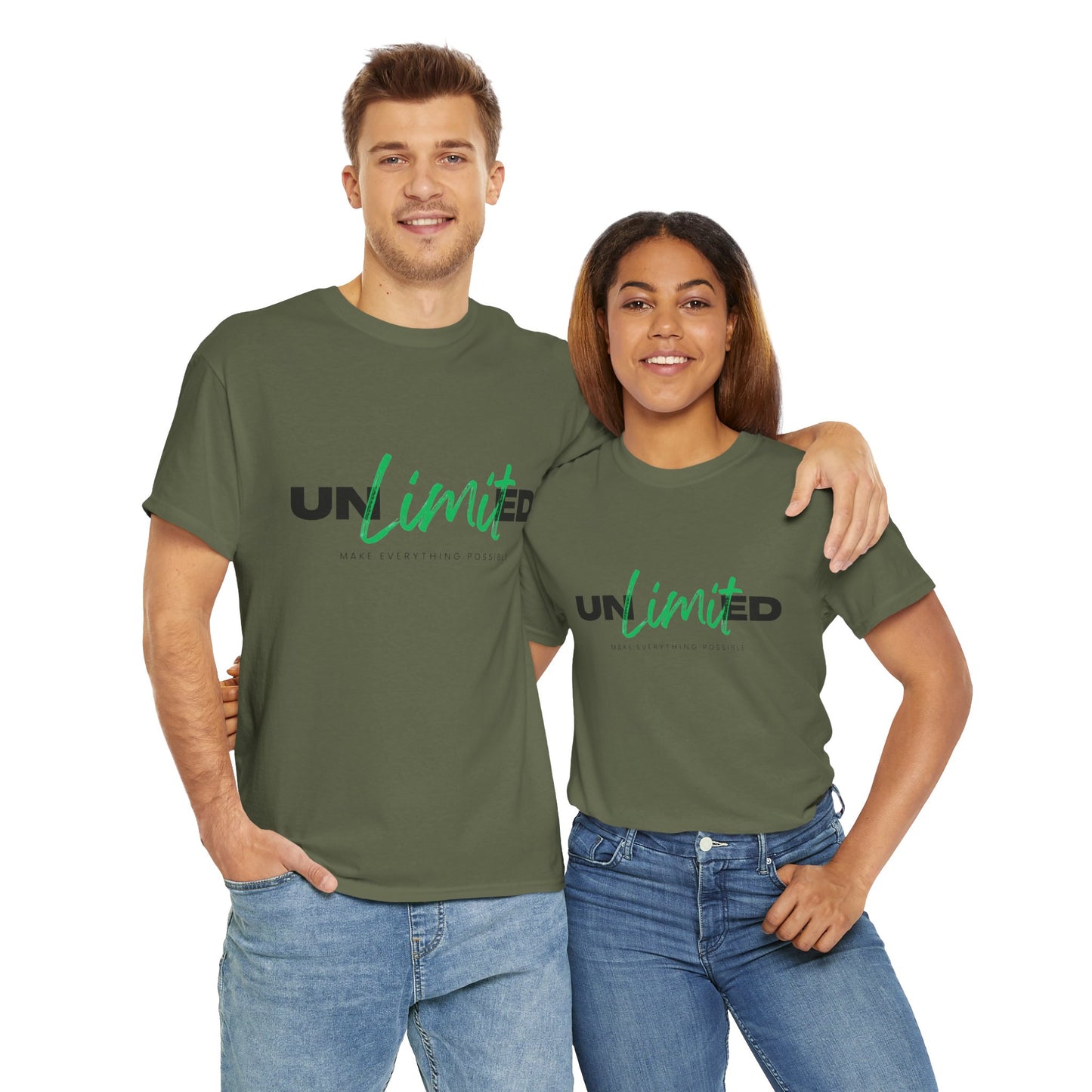 Unisex Cotton Tee - Unlimited Make Everything Possible Tee