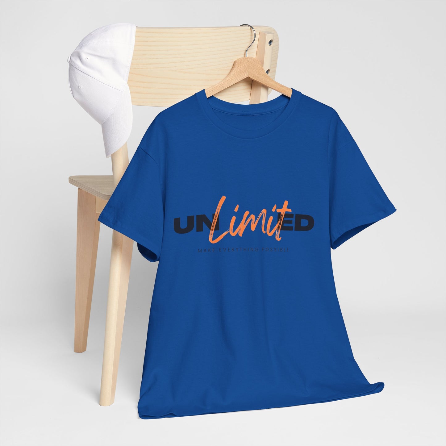 Unlimited Unisex Heavy Cotton Tee - Empowerment Shirt, Gift for Friends, Motivational Clothing, Casual Wear, Everyday T-Shirt