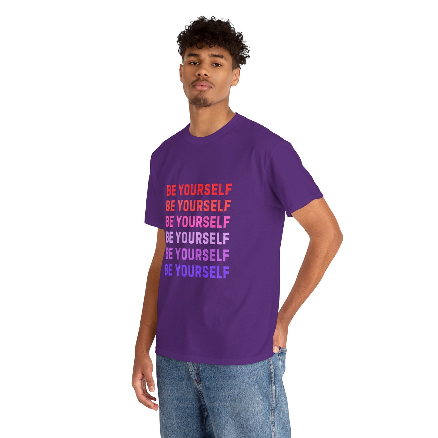 Bold Unisex Tee - Be Yourself Graphic Design