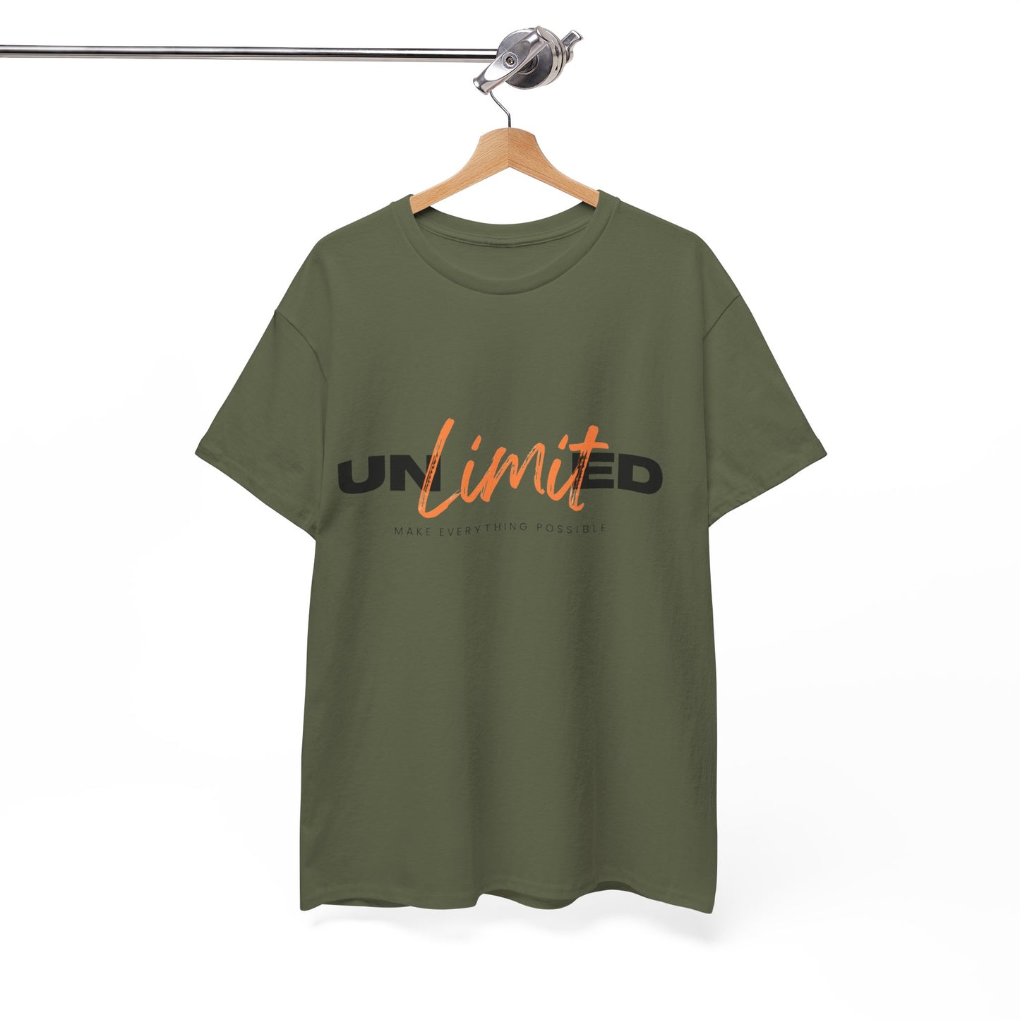 Unlimited Unisex Heavy Cotton Tee - Empowerment Shirt, Gift for Friends, Motivational Clothing, Casual Wear, Everyday T-Shirt