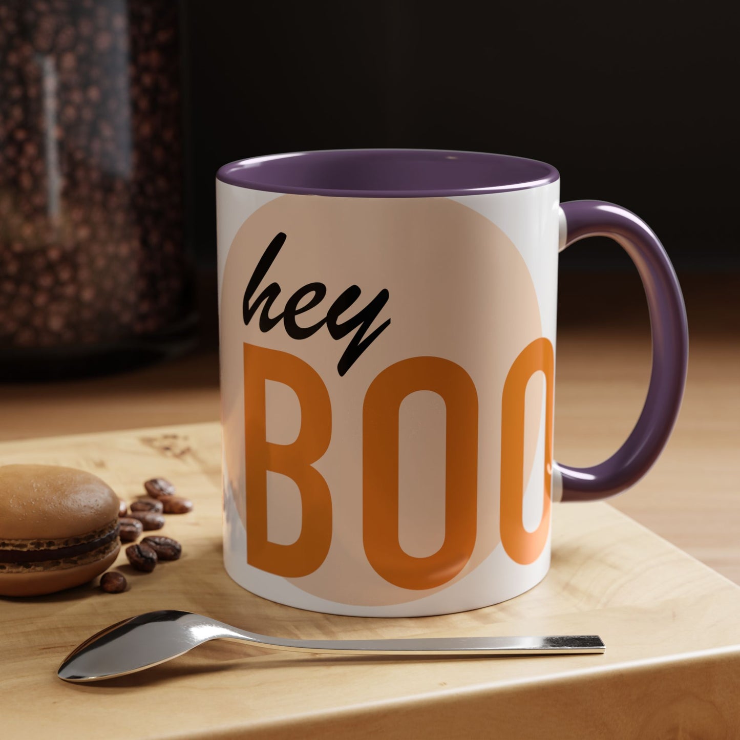 Mug - Hey BOO Halloween Accent Coffee Mug (11, 15oz)