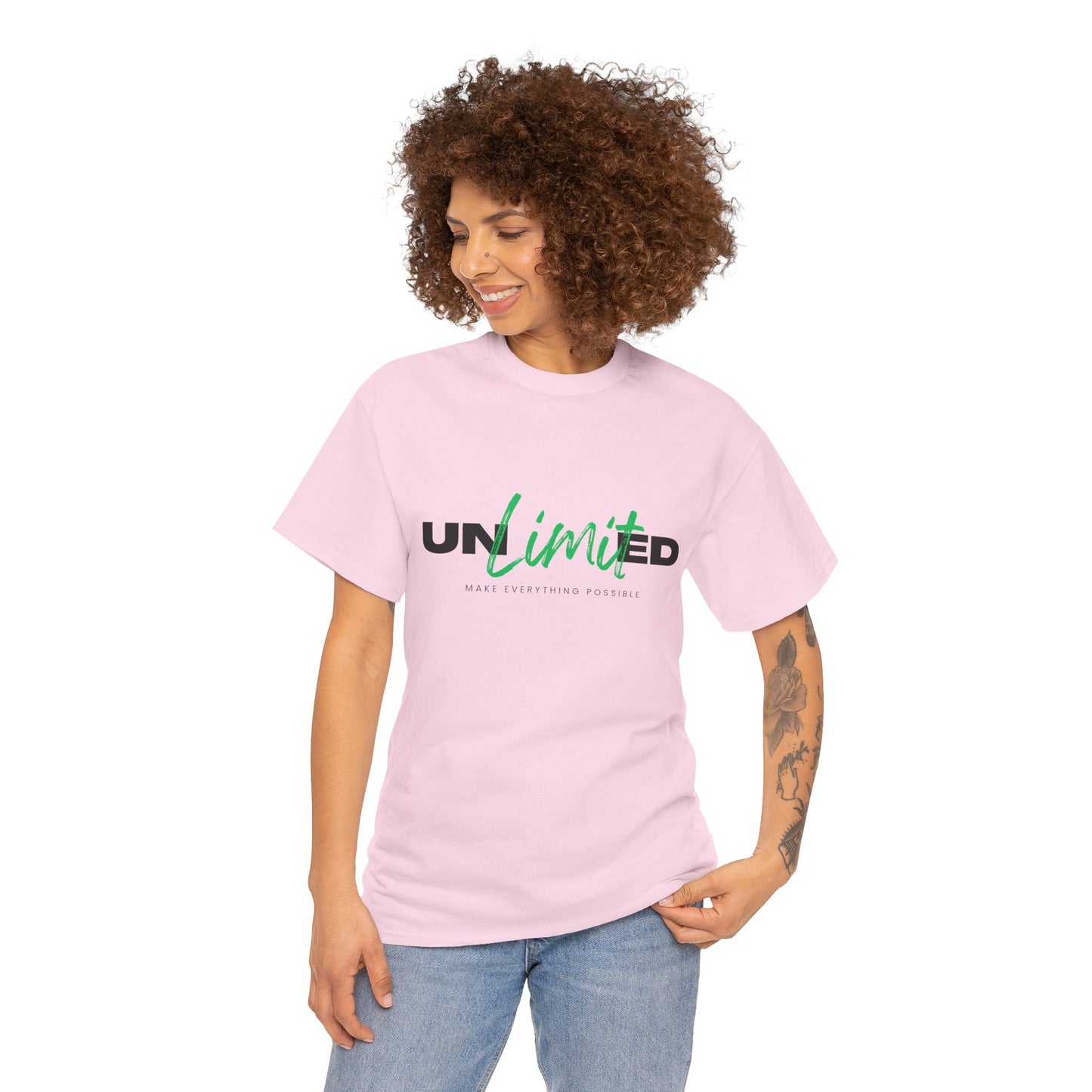 Unisex Cotton Tee - Unlimited Make Everything Possible Tee