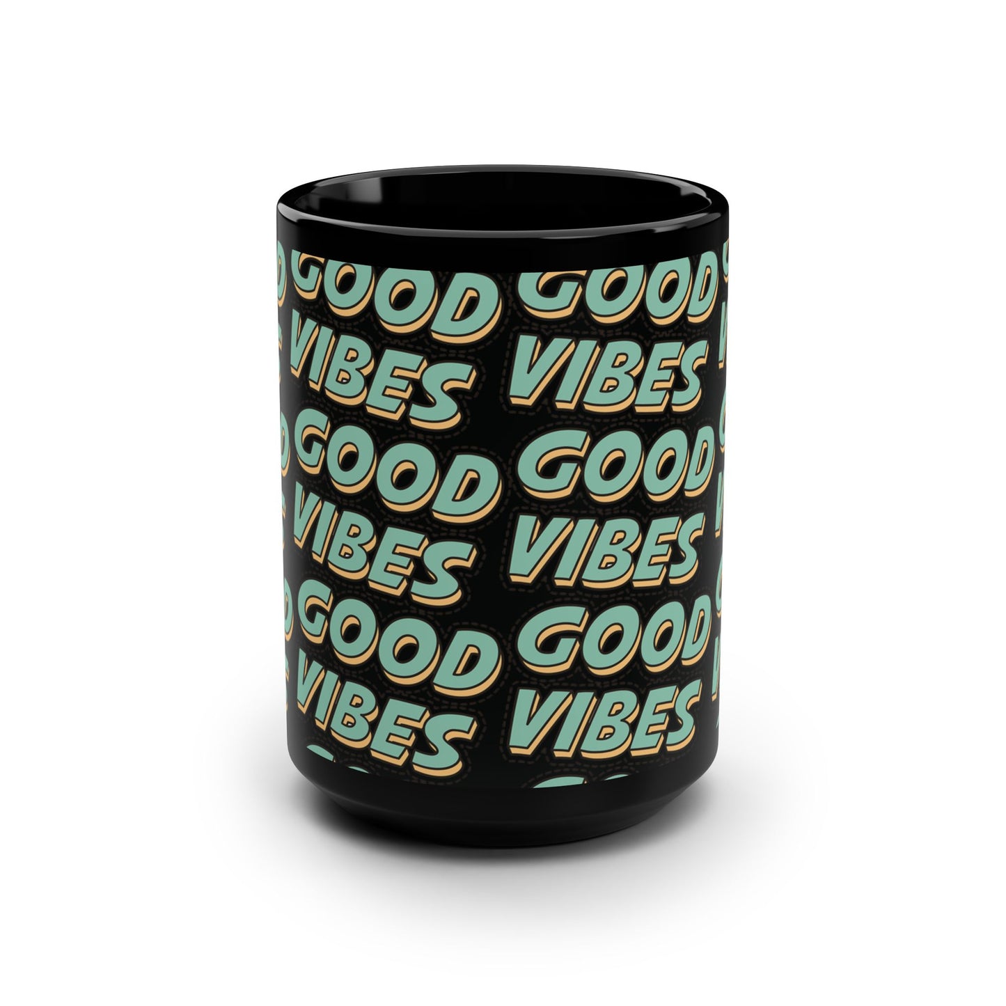 Good Vibes, Black Mug