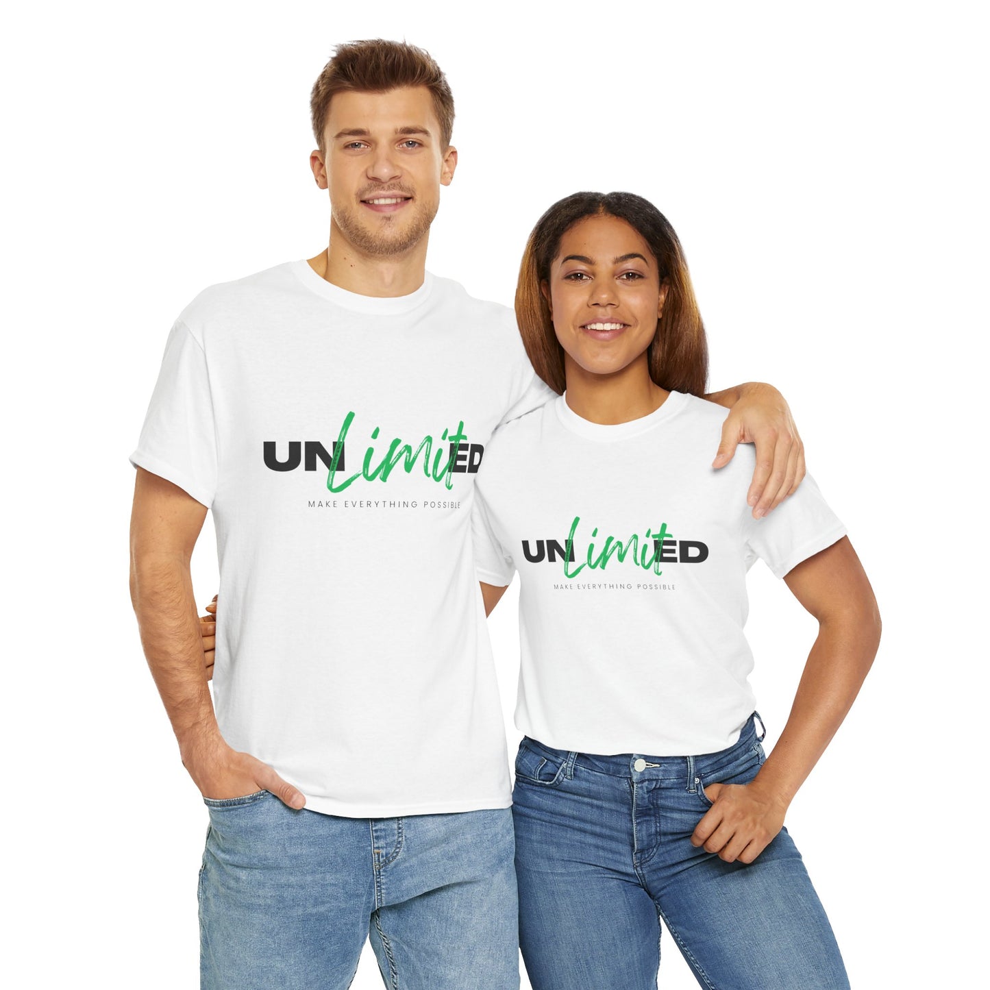 Unisex Cotton Tee - Unlimited Make Everything Possible Tee