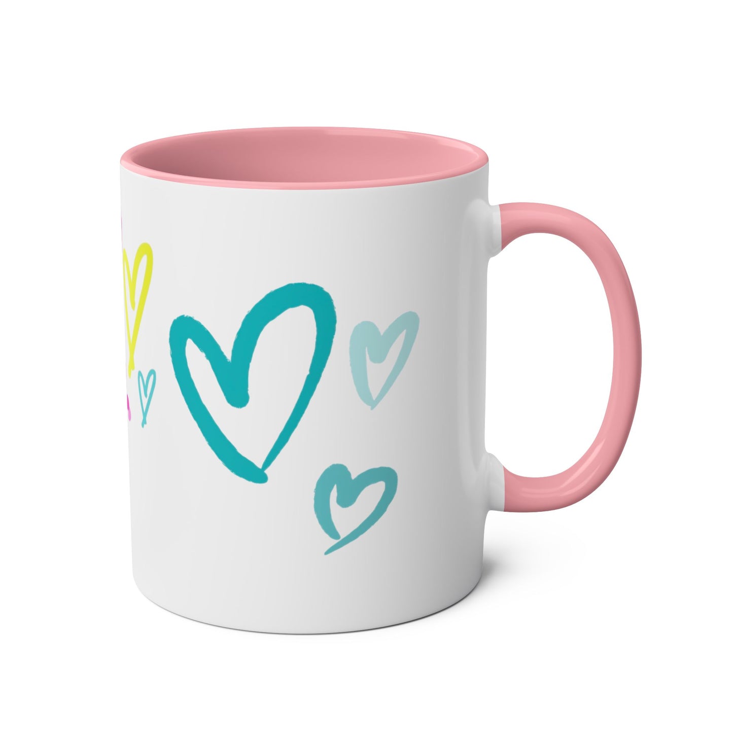 Inspirational Two-Tone Coffee Mug - You Are Enough, Motivational Gift, Self-Care Mug, Coffee Lover Gift, Cheerful Drinkware